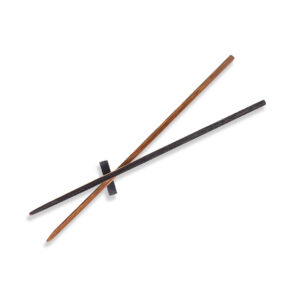 Bourbon Barrel Stave Chopsticks with Iron Rest