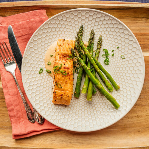 Sheet Pan Salmon and Asparagus | Bourbon Barrel Foods