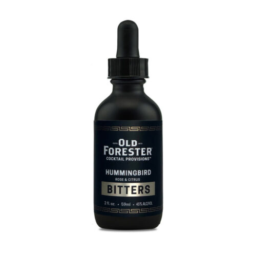 Old Forester Hummingbird Rose and Citrus Bitters Bottle