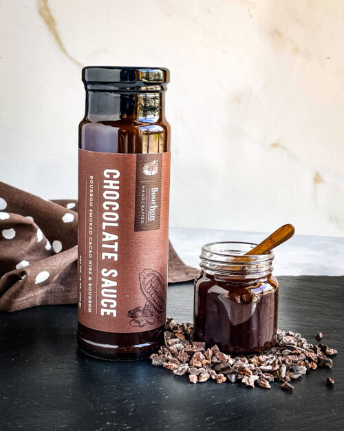 Bourbon Barrel Foods Chocolate Sauce with Cacao Nibs-3