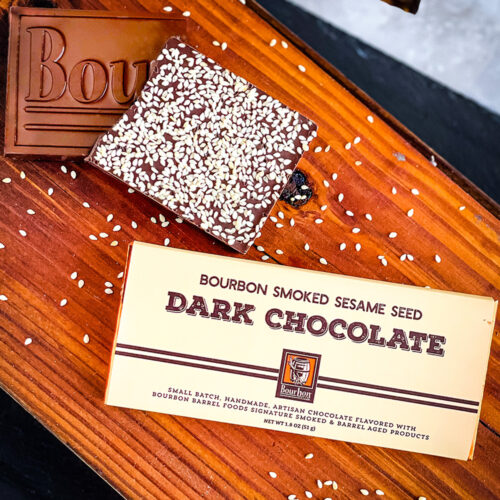 Bourbon Smoked Sesame Seed Dark Chocolate Bourbon Barrel Foods Lifestyle