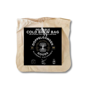 Doppelganger Goods - Reusable Cold Brew Bag - Organic Cotton