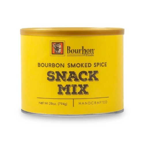 Bourbon Smoked Snack Mix - Party Size Large - Bourbon Smoked Spice - net weight twenty eight ounces - handcrafted