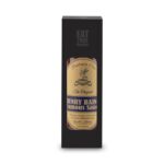 Bourbon Barrel Foods Black Box with Henry Bains Sauce in a Bourbon Barrel Foods Branded Gift Box