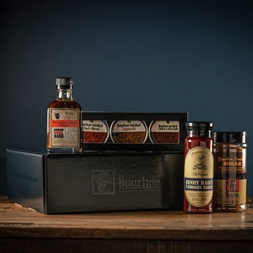 Bourbon Barrel Foods Gift Box - Grilling Seasoning and Spices beautifully packed in a branded gift box