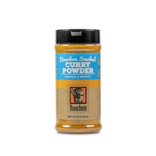 Bourbon Smoked Curry Powder - Bourbon Barrel Foods - shaker size- bottle