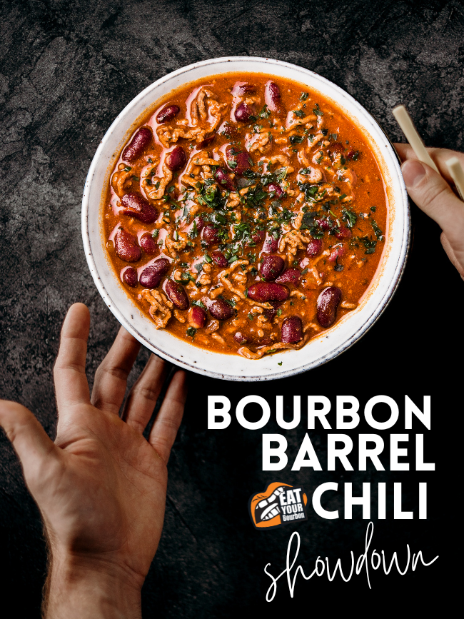 Bourbon Barrel Foods Featuring Two Chili Recipes- Fall Cooking Chili Lover - Bison Chili and Bourbon Barrel Foods Award Winning Chili. Eat Your Bourbon.